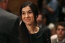 Nadia Murad, a human rights activist, arrives at a Senate Homeland Security and Governmental Affairs Committee hearing on Capitol Hill in Washington, DC, on June 21, 2016