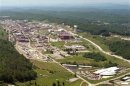 Handout photo of an aerial view of the Y-12 Plant in Oak Ridge