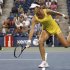 Ivanovic of Serbia makes a return to Williams of the U.S. during their women's quarter-final match at the US Open tennis tournament in New York