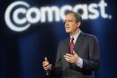 Comcast CEO Roberts speaks at his keynote address at the Consumer Electronics Show in Las Vegas