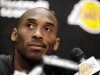 Los Angeles Lakers guard Kobe Bryant to talks during an NBA basketball news conference in El Segundo, Calif., Tuesday, Feb. 19, 2013, about the death of owner Dr. Jerry Buss. Buss died in Los Angeles on Monday. (AP Photo/Chris Carlson)