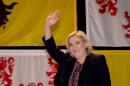 France' far-right Front National leader Marine Le Pen, pictured on December 13, 2015 in Henin Beaumont, sounded a typically defiant and vitriolic note, lashing out at the traditional parties for teaming up against her