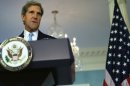 Kerry spoke Friday on the crisis in Syria.