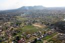 An aerial view shows Juba, the capital of south Sudan, on November 5, 2010
