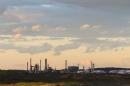 Oil refinery is pictured in the southern Sydney suburb of Kurnell