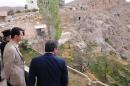 Syrian President Bashar al-Assad visits Maaloula town