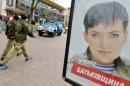 Ukrainian helicopter pilot Nadia Savchenko featured on election posters ahead of last year's poll in October 2014
