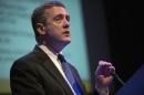 The Federal Reserve Bank of St. Louis' President and CEO James Bullard speaks during the "Hyman P. Minsky Conference on the State of the U.S. and World Economies," in New York