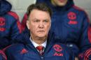Manchester United's manager Louis van Gaal awaits kickoff on March 6, 2016
