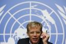WHO Assistant Director General Aylward gestures during a news conference in Geneva