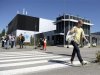 Kapanen leaves the Nokia mobile phone plant, after Nokia's CEO Elop's statement that was relayed by video link to employees in Nokia locations around Finland, in Salo