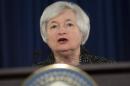 Federal Reserve Chair Janet Yellen speaks during a press conference in Washington, DC on June 18, 2014