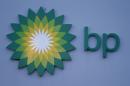 A sign is seen outside BP's North Sea Headquarters in Aberdeen
