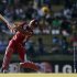 West Indies' Darren Bravo plays a shot during their Twenty20 World Cup Super 8 cricket match against New Zealand in Pallekele