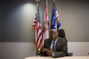 Sanford Police Chief Cecil E. Smith speaks at the police headquarters in Sanford Florida