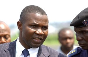 The governor of North Kivu Julien Paluku speaks in …