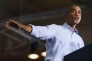 Obama campaigns for Democratic candidates at Wayne State University in Detroit, Michigan