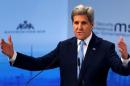 U.S. Secretary of State Kerry delivers a speech at the Munich Security Conference in Munich