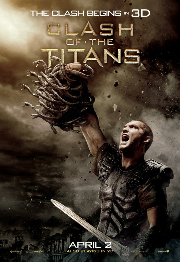 Clash of the Titans Poster Production Stills Warner Bros. 2010