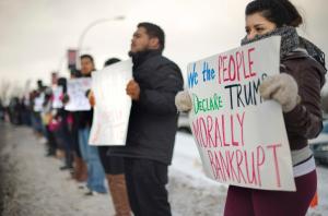 Demonstrators from The League of United Latin American&nbsp;&hellip;