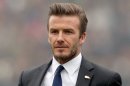 Beckham will cease bending it when his season ends later this month.