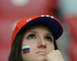 A Russian Fan Waits AFP/Getty Images