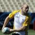 Australia Wallabies' Stephen Moore takes part in their Captain's run in Nelson