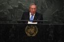 Cuban President Raul Castro addresses the 70th Session of the UN General Assembly September 28, 2015 in New York