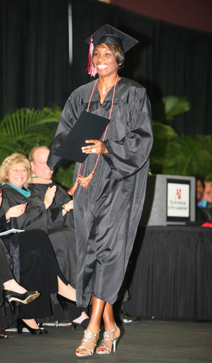 Venus Williams at Graduation Art Institute in Fort Lauderdal