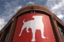 The corporate logo of Zynga Inc, the social network game development company, is shown at its headquarters in San Francisco