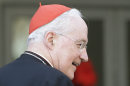 Canadian Cardinal Marc Ouellet arrives for a meeting, at the Vatican, Monday, March 4, 2013. Cardinal Marc Ouellet once said that being pope "would be a nightmare." He would know, having enjoyed the confidence of two popes as a top-ranked Vatican insider. His high-profile position as head of the Vatican's office for bishops, his conservative leanings, his years in Latin America and his work in Rome as president of the Pontifical Commission for Latin America make him a favorite to become the first pontiff from the Americas following Pope Benedict XVI's stunning resignation earlier this month. (AP Photo/Andrew Medichini)