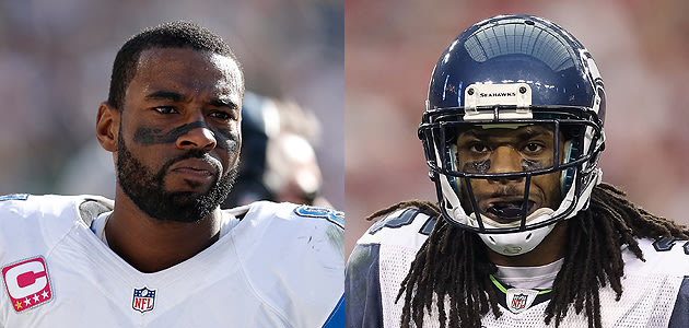 Richard Sherman Hears From Optimus Prime