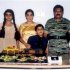 Undated picture supplied by Sri Lankan Ministry of Defence shows LTTE leader Prabhakaran with members of his family