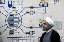 A picture released by the official website of the Iranian President Hassan Rouhani, shows the president visiting the control room of the Bushehr nuclear power plant on January 13, 2015, in Iran
