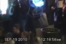 This image made from surveillance video provided by the FBI shows a man identified by the FBI as Sami Samir Hassoun placing an item into a trash receptacle. A federal judge raised the specter of the Boston Marathon Thursday as he sentenced a young Lebanese immigrant to 23 years in prison for placing a backpack he believed contained a powerful bomb along a bustling city street near the Chicago Cubs' baseball stadium. (AP Photo/FBI)