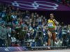 Jamaican sprinter Veronica Campbell-Brown cruised into Wednesday's final with an impressive 22.32sec in her semi-final