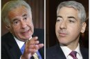 File photos of Carl Icahn and William Ackman