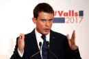 French politician and former Prime Minister Manuel Valls unveils his election platform to the media in Paris