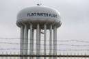 The Flint Water Plant tower in Flint Michigan