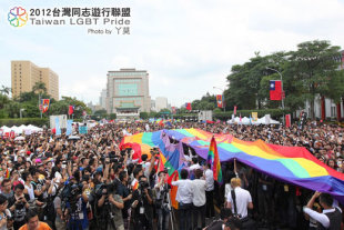第十屆台灣同志遊行。（圖／擷自台灣同志遊行聯盟官方臉書）