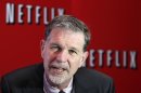 Netflix's Chief Executive Officer Reed Hastings speaks during an interview with Reuters in Buenos Aires