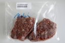 Minced meat is seen at a laboratory of the federal state of North Rhine-Westphalia's food control institute in the western city of Krefeld