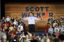 Wisconsin Gov. Scott Walker speaks to supporters as he announces he is running for the 2016 Republican presidential nomination at the Waukesha County Expo Center, Monday, July 13, 2015, in Waukesha, Wis. (AP Photo/Morry Gash)