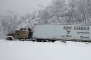 Raw: W. Va. roads snowy after superstorm