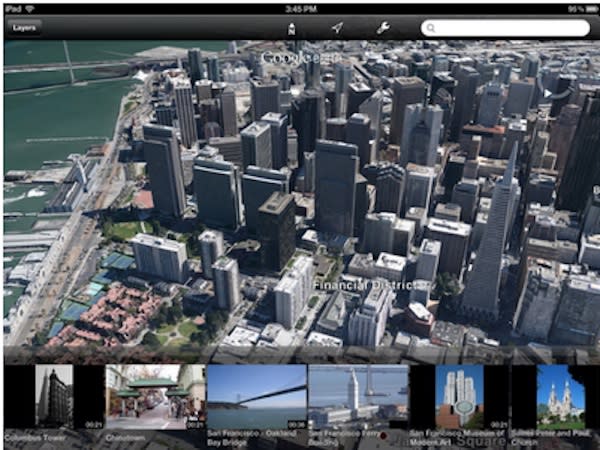 Google Earth on iPad, iPhone Now Includes 3D