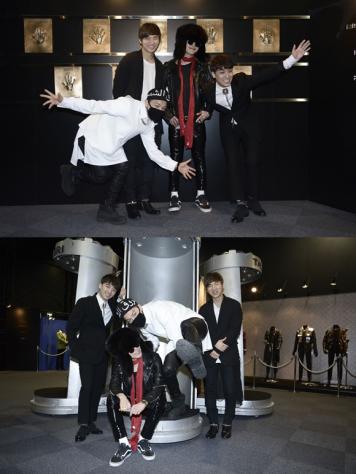 Bigbang，出現在「YG Exhibition展」「宣傳3D全息圖」