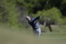 Jordan Spieth hits on the second hole during round-robin play against Victor Dubuisson at the Dell Match Play Championship golf tournament at Austin County Club, Thursday, March 24, 2016, in Austin, Texas. (AP Photo/Eric Gay)