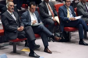 Syrian Ambassador to the United Nation Bashar Ja'afari, …