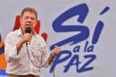 Colombian President Juan Manuel Santos said negotiators were "putting the finishing touches" on a final peace accord with FARC rebels