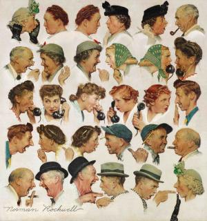 Norman Rockwell, &quot;The Gossips,&quot; 1948